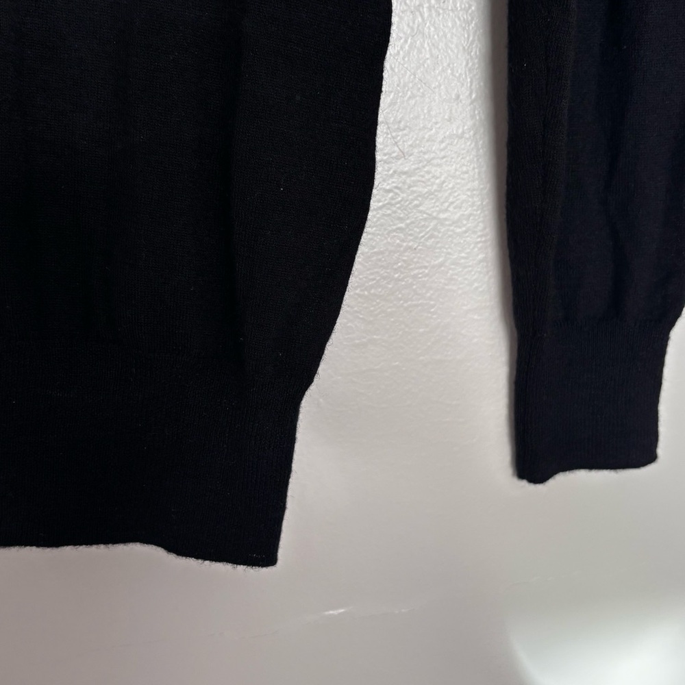 Kiki de Montparnasse Black 100% Cashmere V-neck Boyfriend Luxe Sweater Size XS - Picture 7 of 14